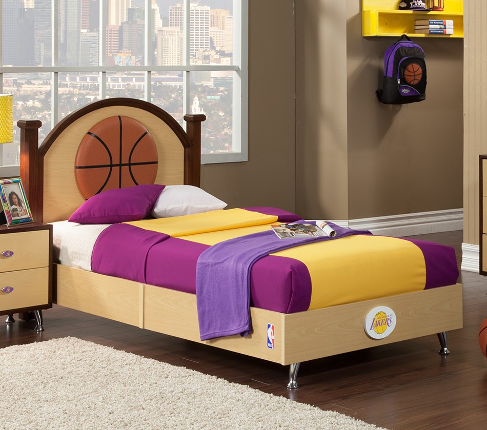Nba Basketball Los Angeles Lakers Bedroom In A Box with regard to proportions 950 X 839