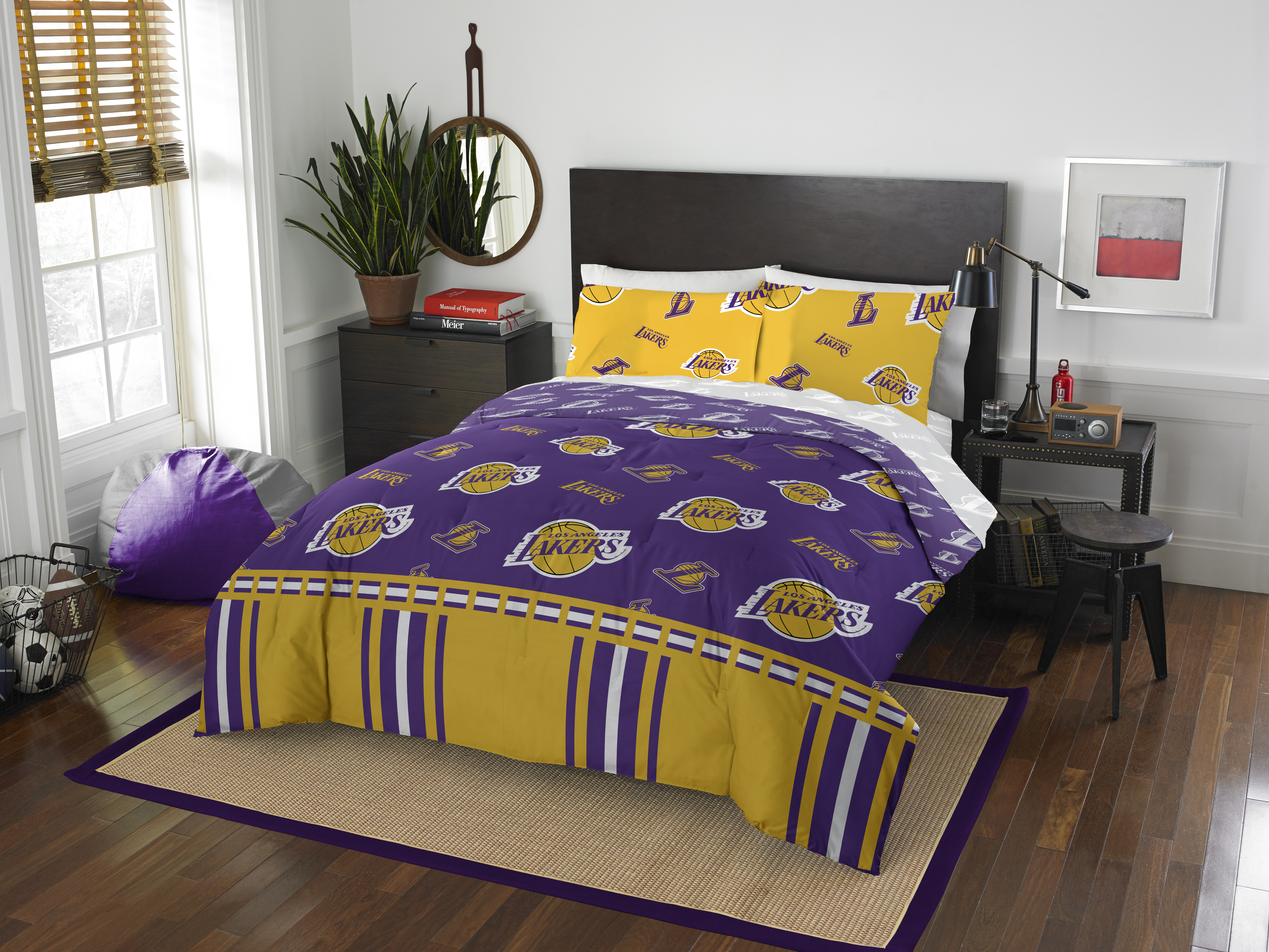 Nba Los Angeles Lakers Bed In Bag Set in measurements 5436 X 4080