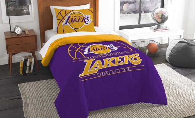Nba Los Angeles Lakers Reverse Slam Bedding Comforter Set in size 1024 X 1024
