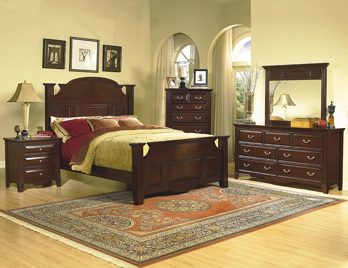 New Classic Drayton Hall King 5pc Poster Bedroom Group pertaining to size 1166 X 901