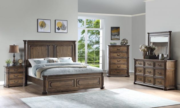 New Classic Furniture Modea Panel Bedroom Set In Smoke Promo regarding dimensions 1200 X 808