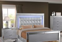New Classic Furniture Valentino Silver 2pc Bedroom Set With Queen Bed throughout size 2633 X 2631