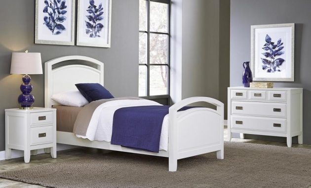 Newport 3 Piece White Twin Bedroom Set Products Bedroom Sets within size 1000 X 1000