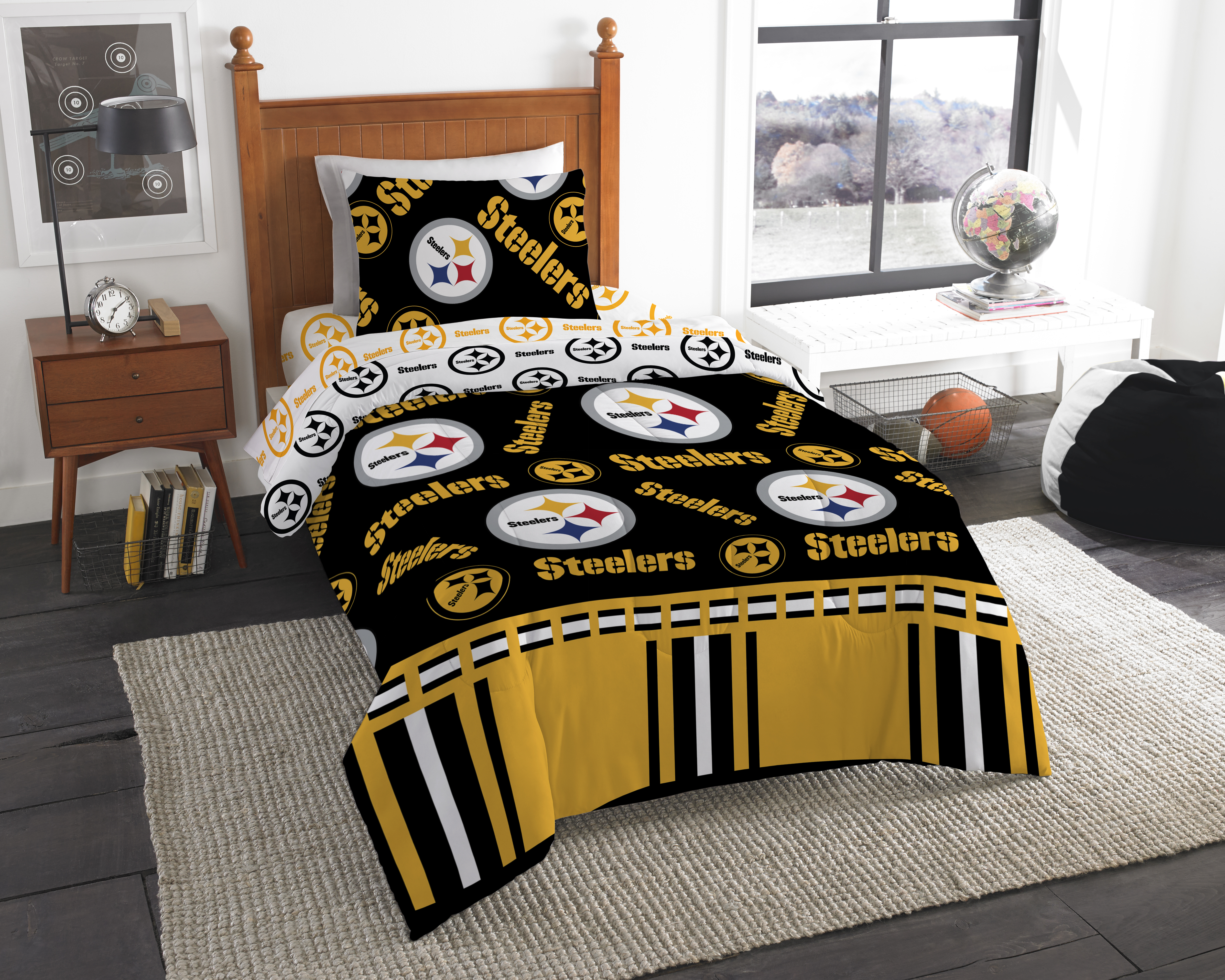 Nfl Pittsburgh Steelers Bed In Bag Set within measurements 5013 X 4011