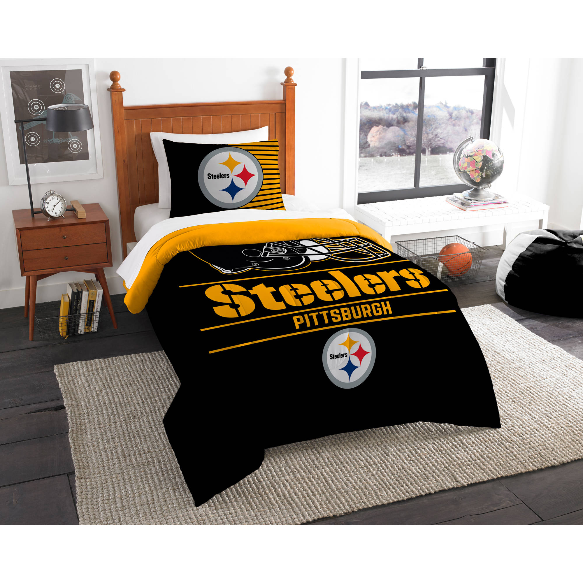 Nfl Pittsburgh Steelers Draft Bedding Comforter Set within size 2000 X 2000