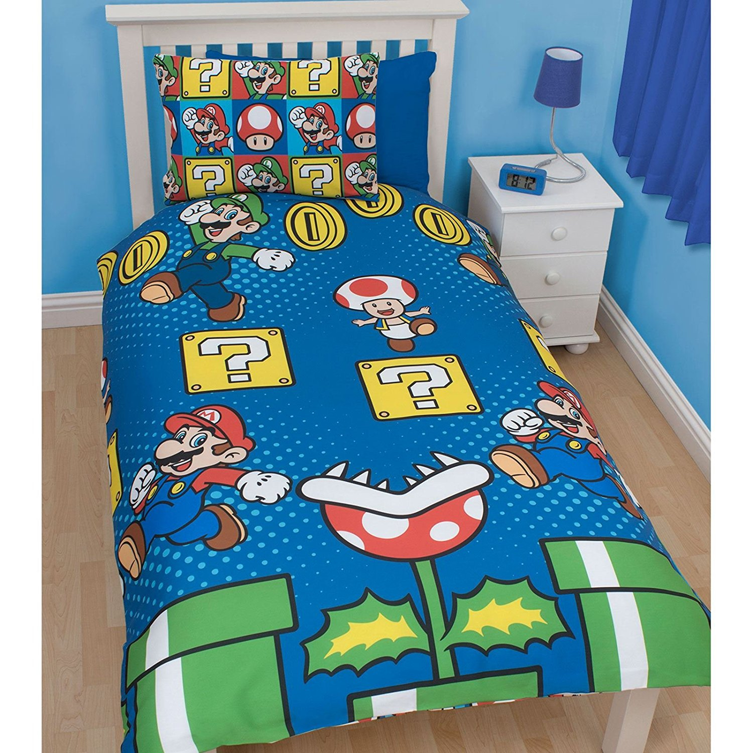 Nintendo Bed Set Super Mario Jump Singleus Twin Duvet Bedsets4 inside sizing 1500 X 1500