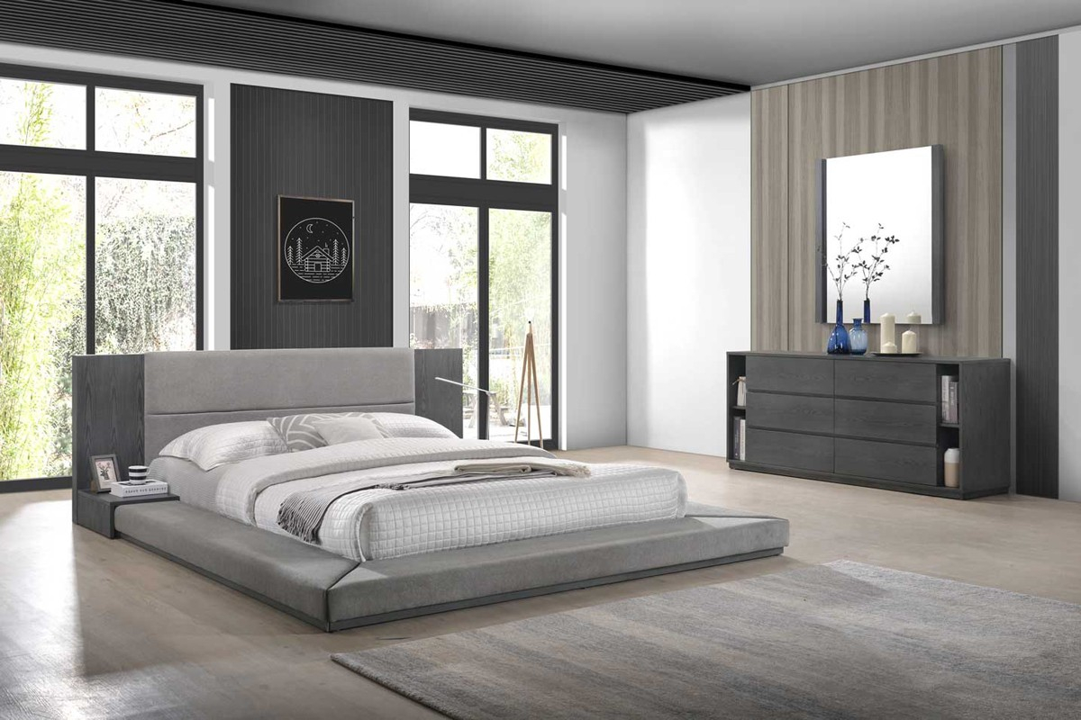 Nova Domus Jagger Modern Grey Bedroom Set pertaining to dimensions 1200 X 800