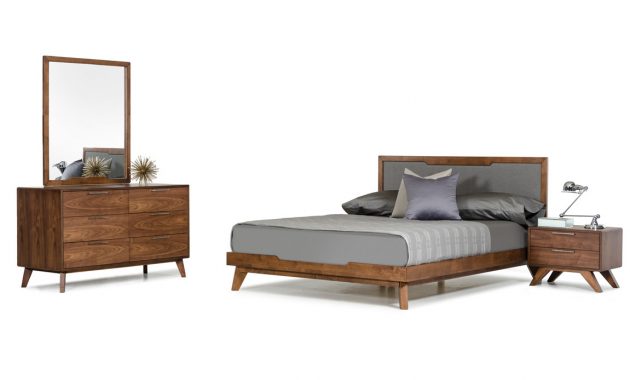 Nova Domus Soria Mid Century Grey Walnut Bedroom Set in size 1200 X 694