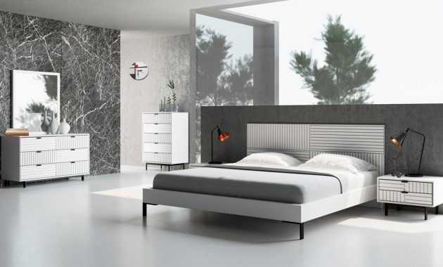Nova Domus Valencia Contemporary White Bedroom Set throughout sizing 1200 X 675