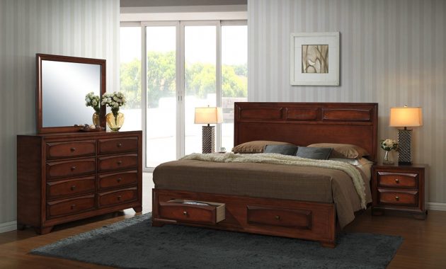 Oakland 139 Antique Oak Wood Queen Size 5 Piece Bedroom Set pertaining to size 2550 X 2550