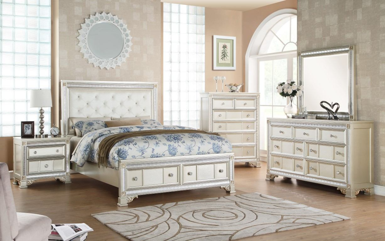 Oasis Home Tiffany 4 Piece Bedroom Set for size 1226 X 768