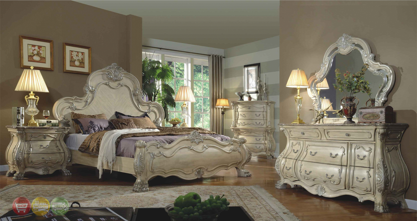 Ornate Bedroom Furniture Sets Traditional Bedroom throughout size 1400 X 742