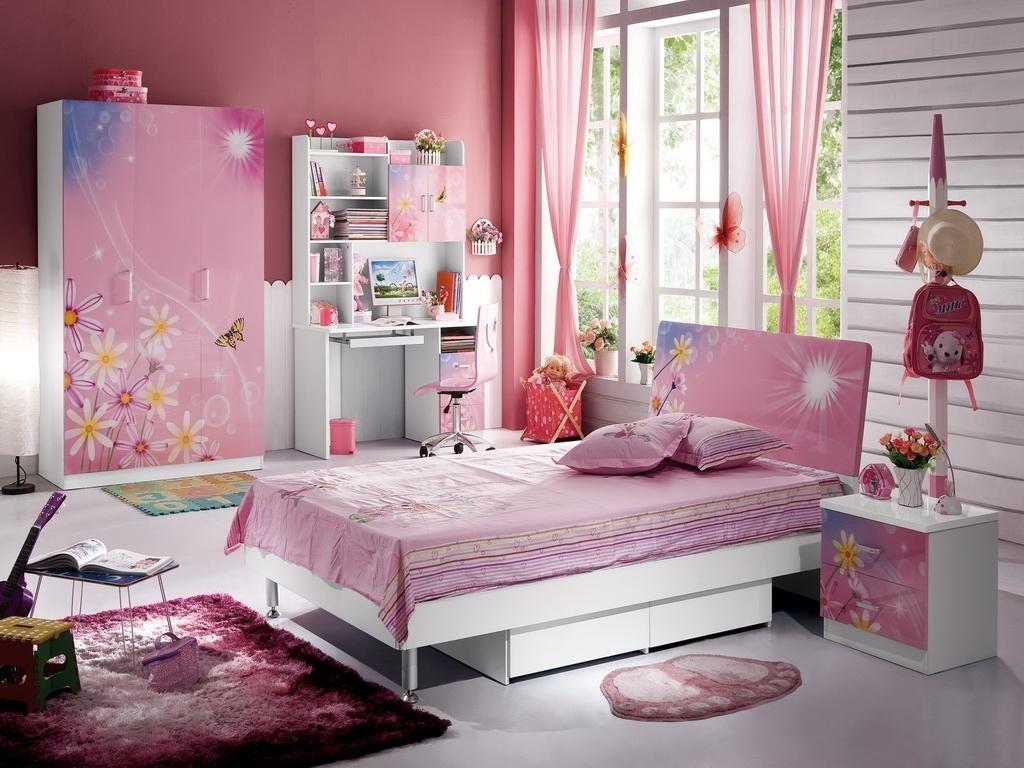 Outstanding Awesome Kids Bedroom Furniture Sets For Girls Single for measurements 1024 X 768