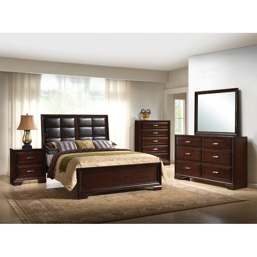 Paloma Bedroom Bed Dresser Mirror Queen B6510 within size 900 X 900