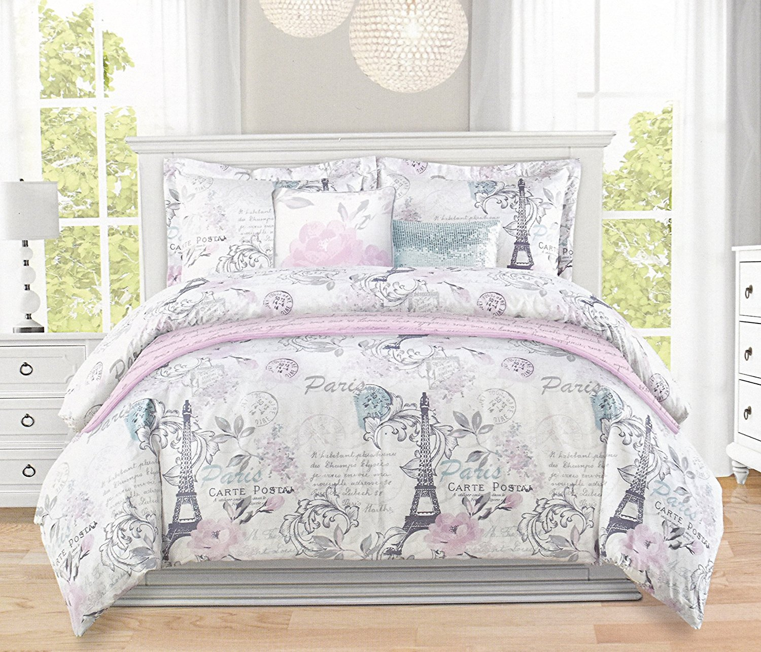 Paris Themed Bedding Stillwater Scene Look Beautiful French pertaining to dimensions 1500 X 1286