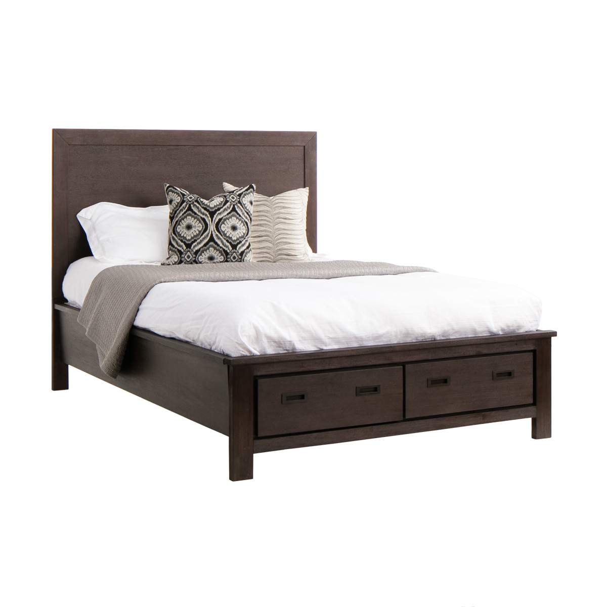 Parlee Grey Acacia Queen Storage Bed within size 1200 X 1200