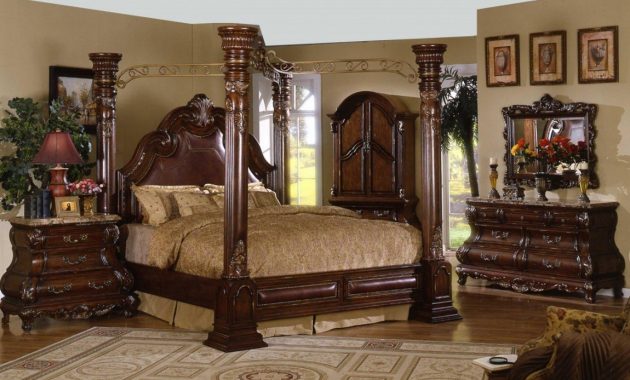 Paul Bunyan Bed King Size Dining Room Furniture Bedroom Set Antique intended for dimensions 1150 X 807