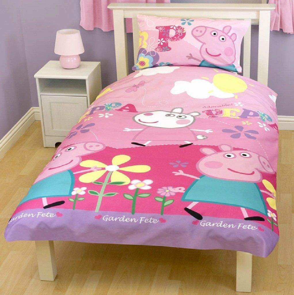 Peppa Pig Bedding The Kids Room In 2019 Peppa Pig Duvet for size 1021 X 1024