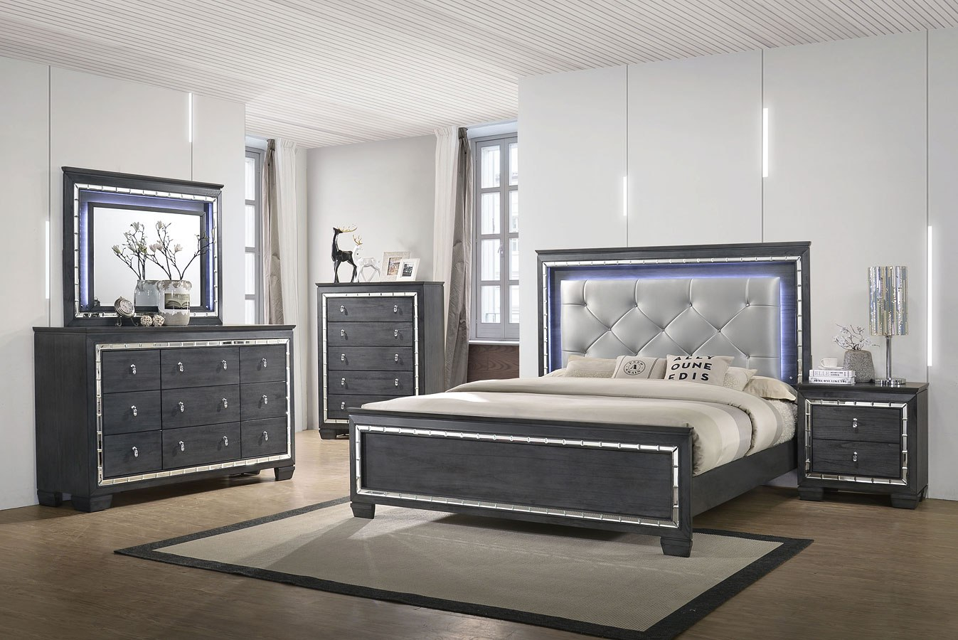 Perina Panel Bedroom Set within dimensions 1347 X 900