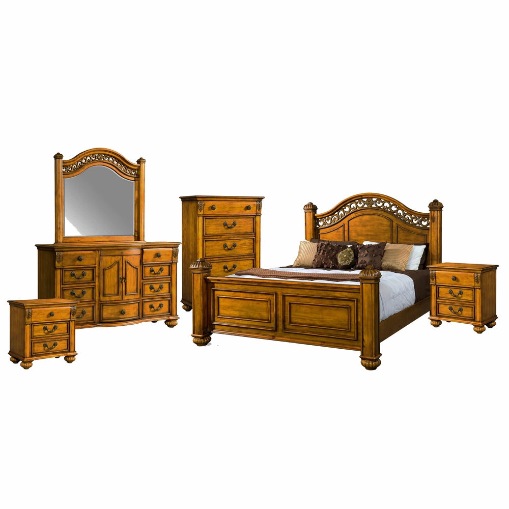 Picket House Furnishings Barrow 6 Piece Queen Bedroom Set Bq600qb6pc intended for measurements 1000 X 1000