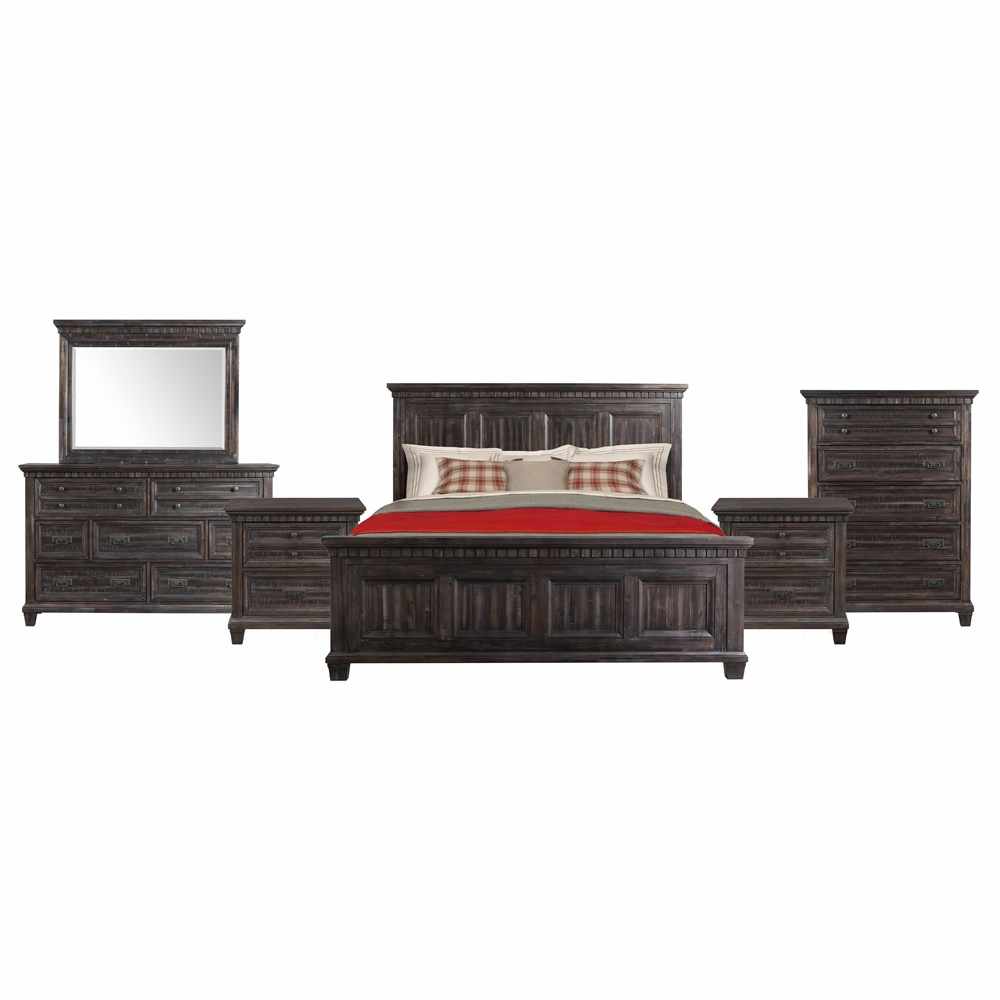 Picket House Furnishings Steele 6 Piece King Bedroom Set Mo6006kb for dimensions 1000 X 1000