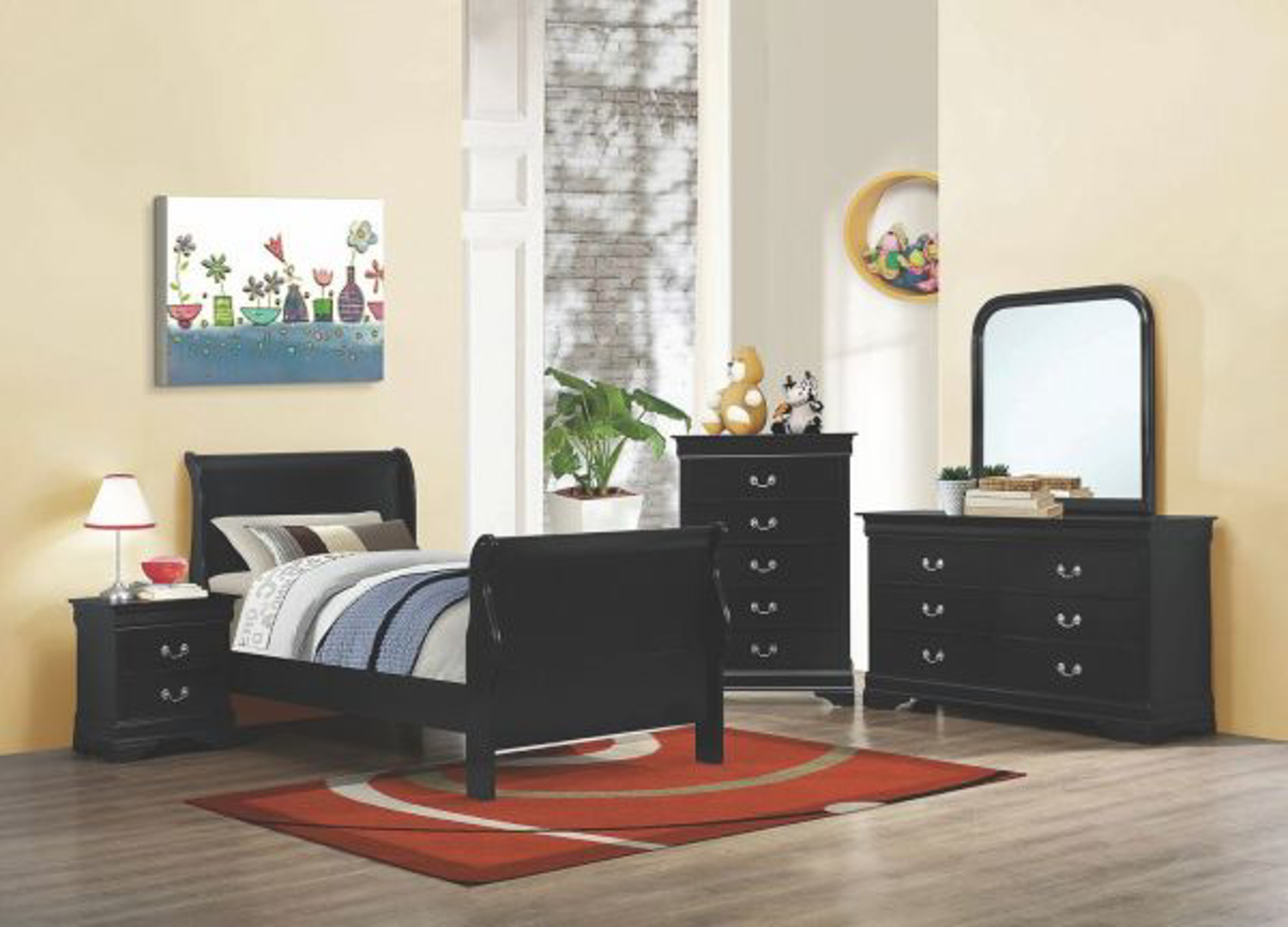 Piero Twin Bedroom Set within dimensions 1500 X 1080