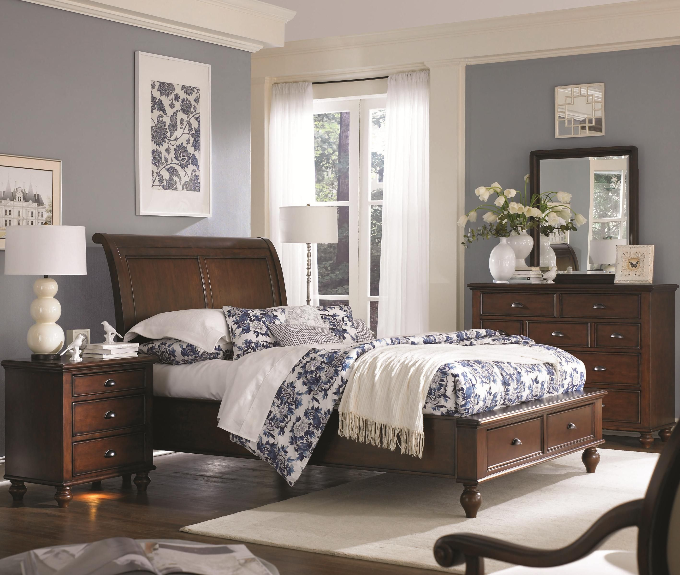 Pin Ladonne Oaldon On Light Blue Bedroom Cherry Furniture within measurements 2835 X 2397