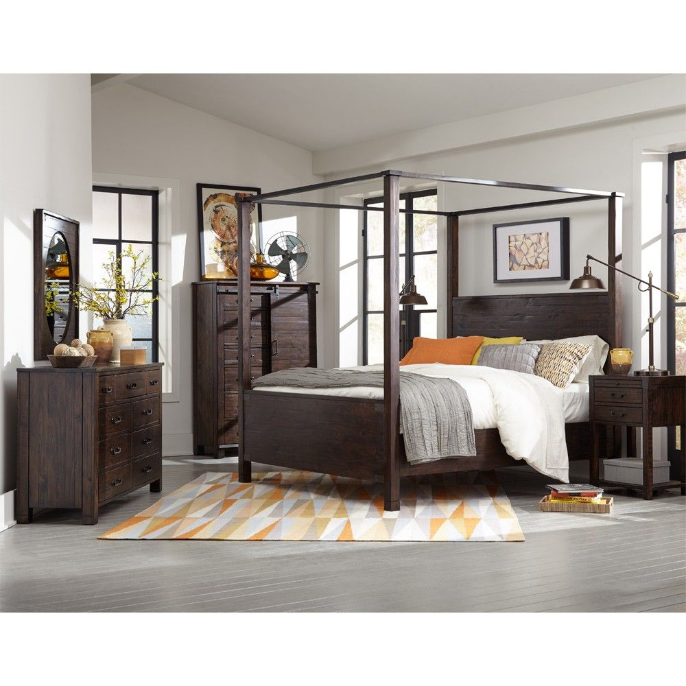 Pine Hill Bedroom Set In Rustic Pine Magnussen Home Bedroom intended for size 1000 X 1000