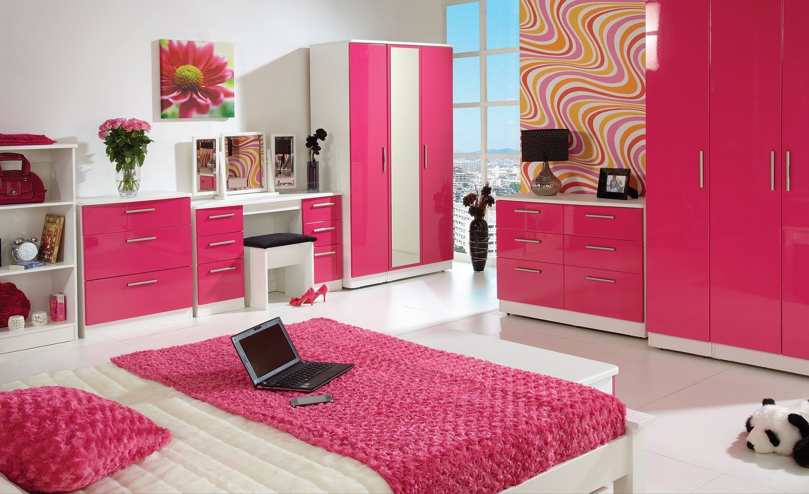 Pink And White Bedroom Furniture Ideal Bedroom Pink Bedroom throughout measurements 1600 X 977