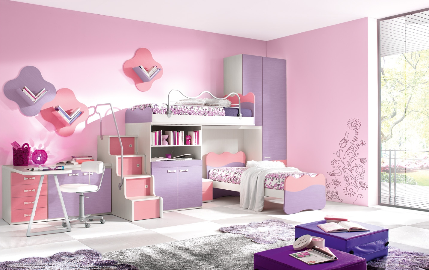 Pink Bedroom Furniture Sets Cileather Home Design Ideas within measurements 1432 X 901