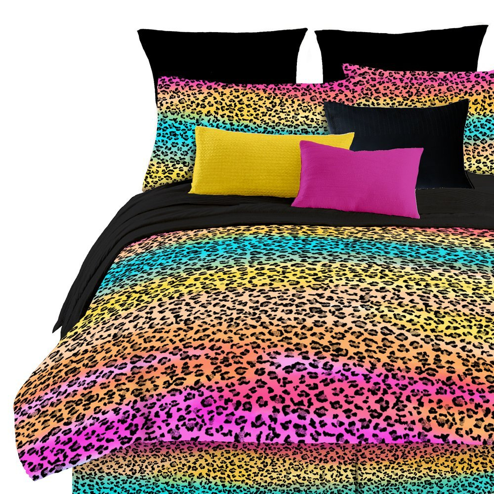 Pink Cheetah Print Bedroom Set Home Decor Interior Exterior with regard to measurements 1000 X 1000