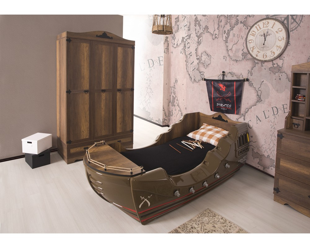 Pirate Ship Bedroom Set Kids Bedroom Furniture with dimensions 1000 X 800