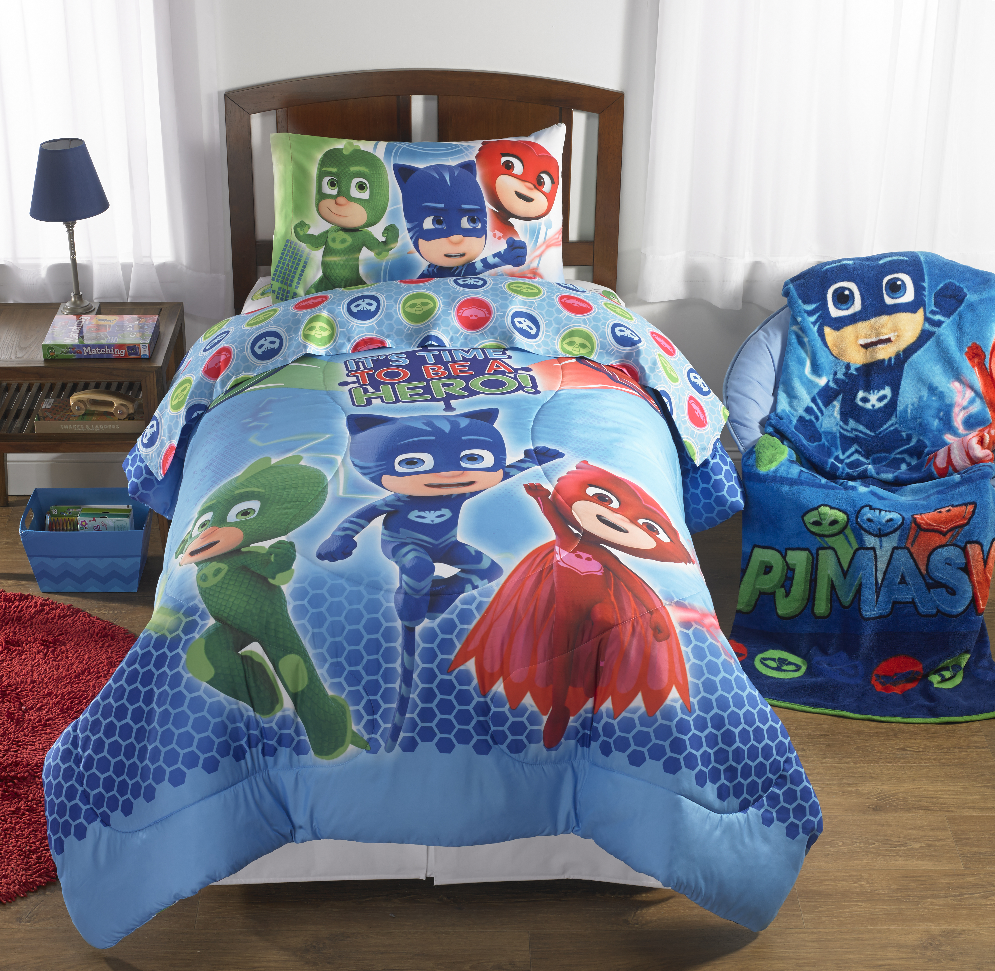 Pj Masks Bed In A Bag Bedding Set Walmart pertaining to dimensions 4186 X 4083