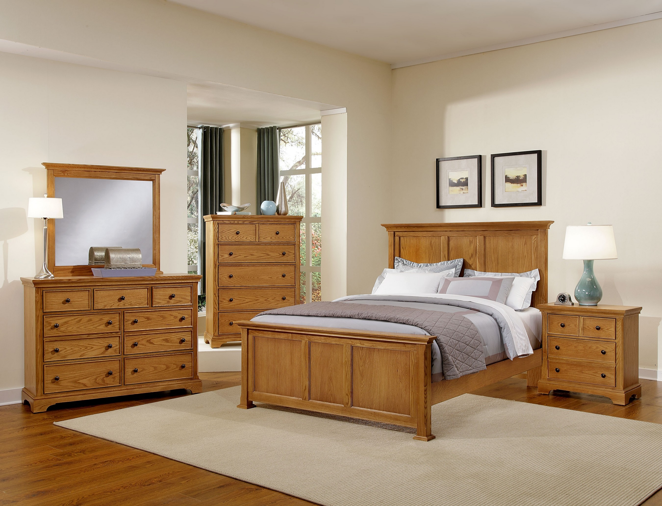 Plans Simple Latest Bedroom Wooden Lanka Oak Furniture Solid for size 2700 X 2065