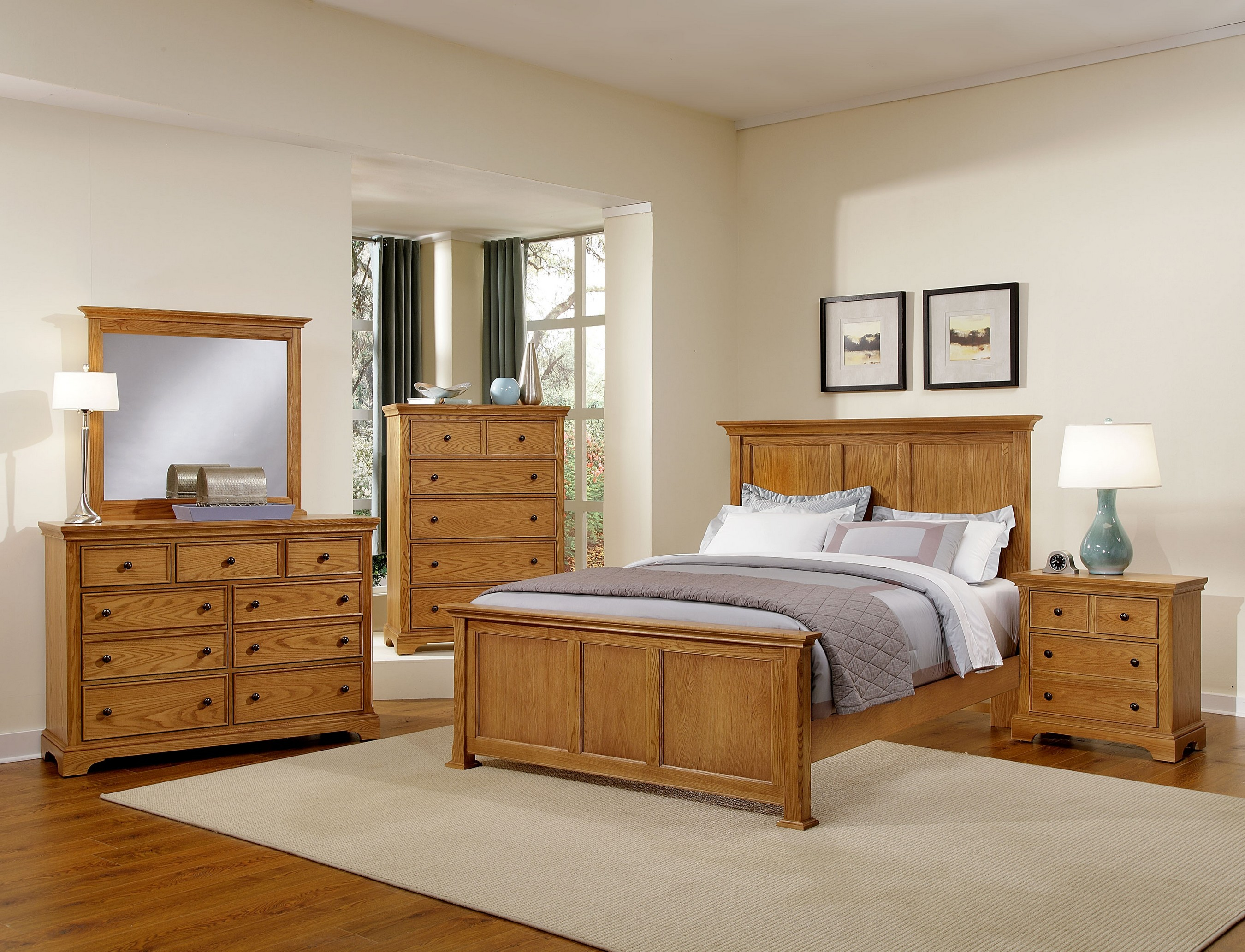Plans Simple Latest Bedroom Wooden Lanka Oak Furniture Solid Set regarding size 2700 X 2065