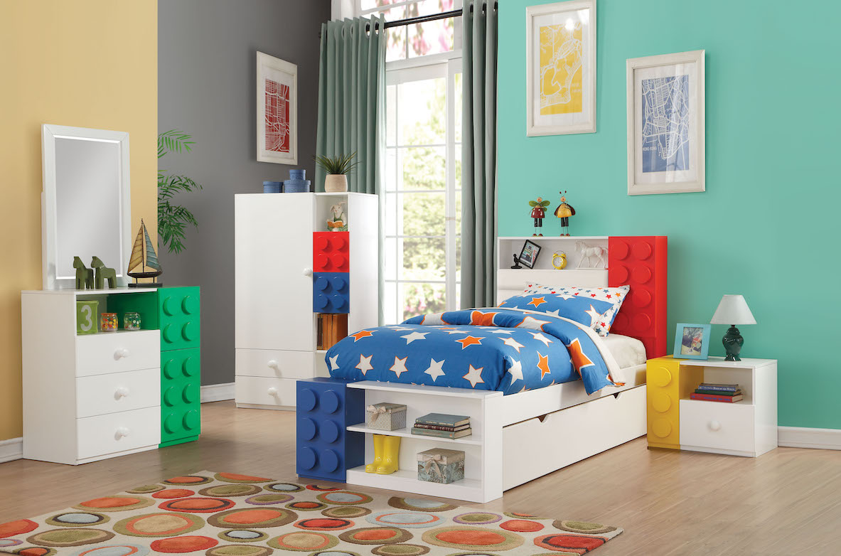 Playground Bricks Bedroom Set with size 1183 X 782