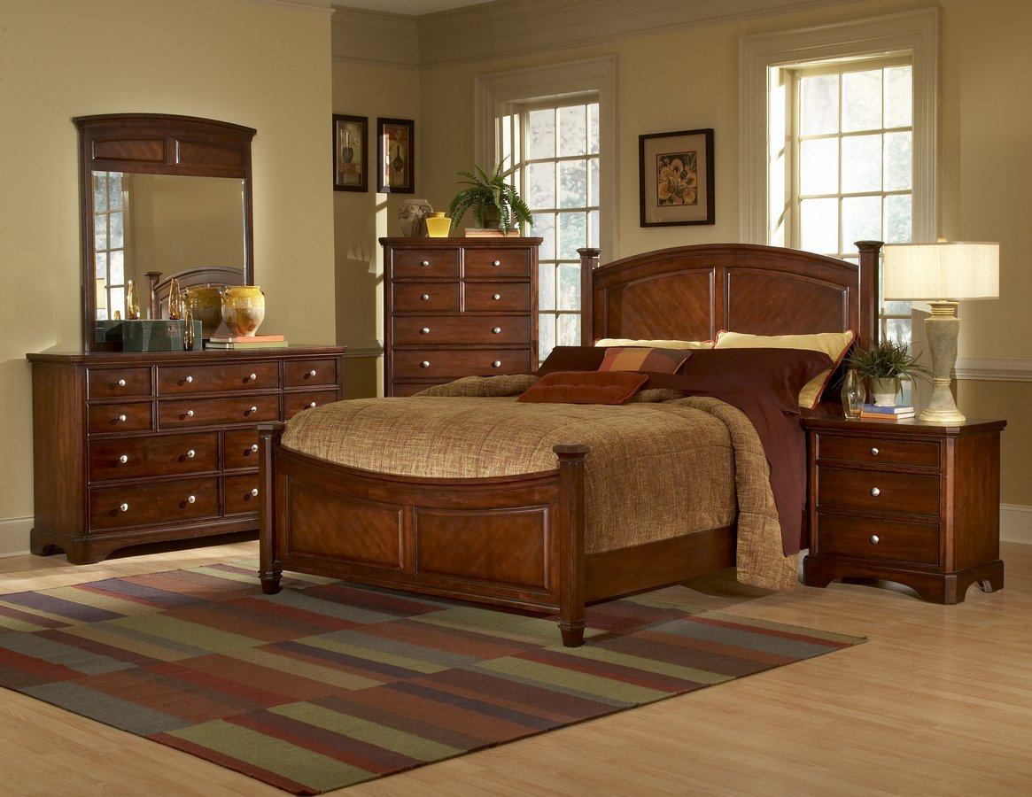 Popular Cherry Bedroom Set Design Show Gopher Cherry Bedroom Set within proportions 1165 X 900