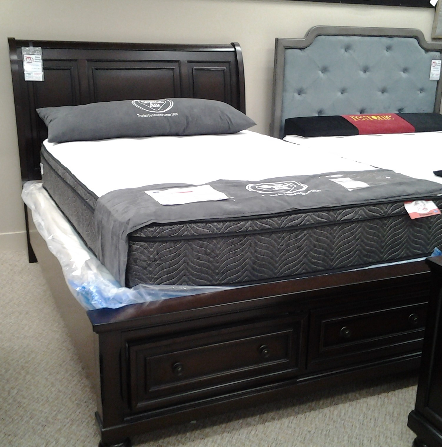 Porter 8pc King Bed Set with measurements 1502 X 1521