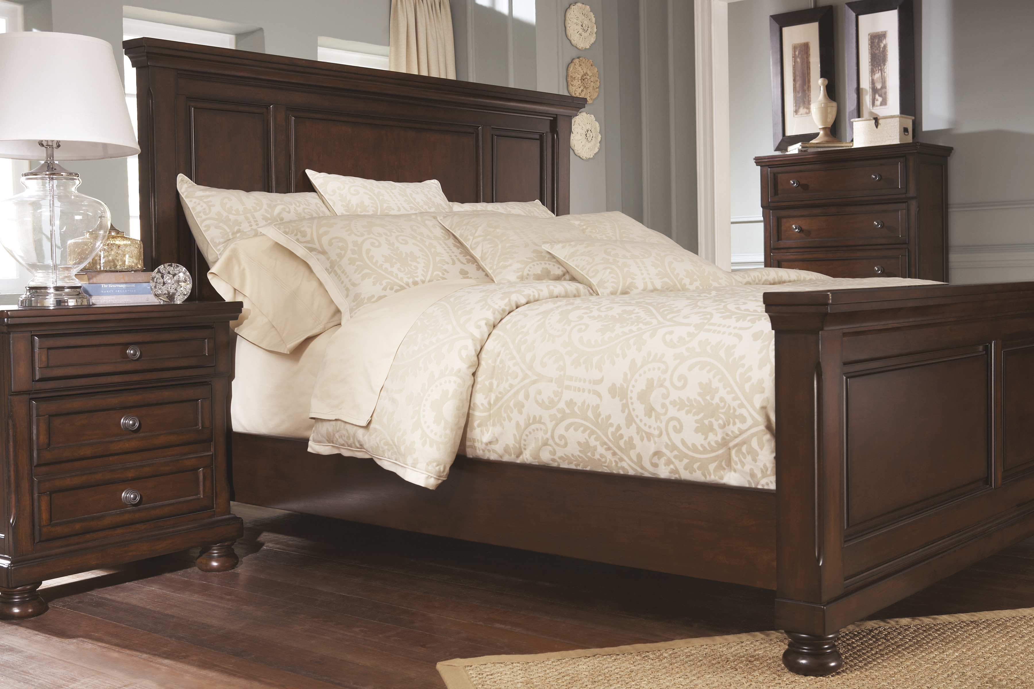 Porter Collection Queen Panel Bed inside measurements 3600 X 2400
