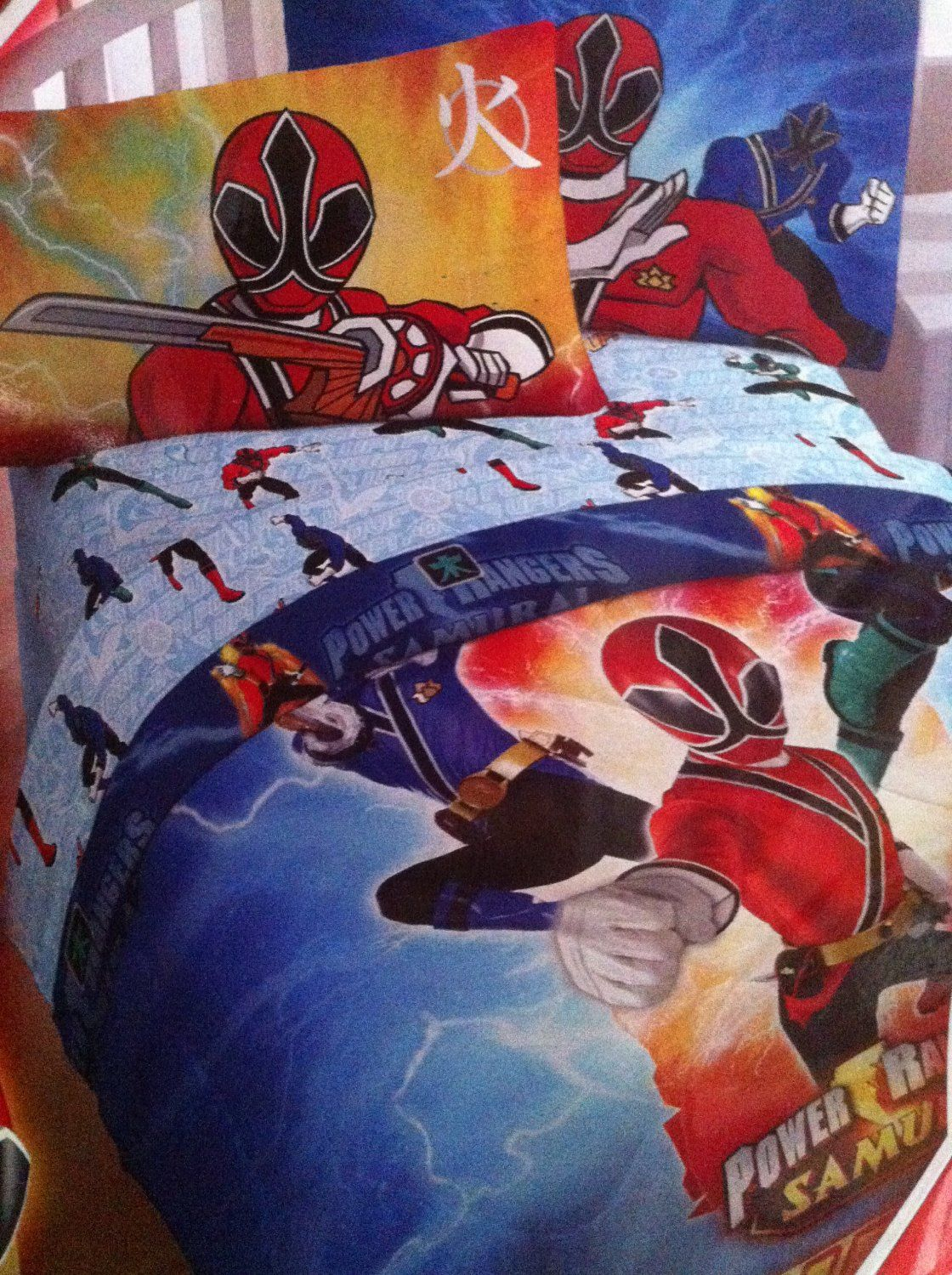 Power Ranger Comforter Rockwell In 2019 Power Rangers Samurai throughout measurements 1120 X 1500