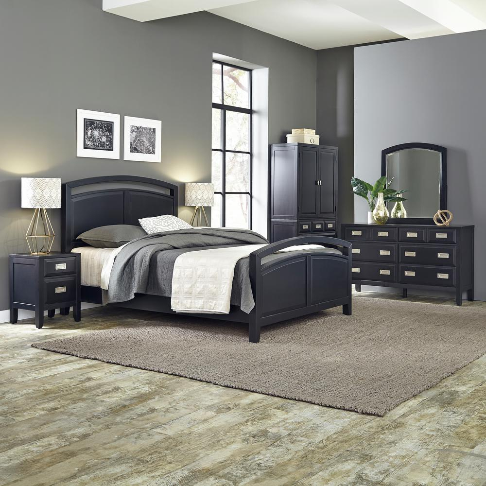 Prescott 5 Piece Black Queen Bedroom Set Products Bedroom Sets with regard to dimensions 1000 X 1000