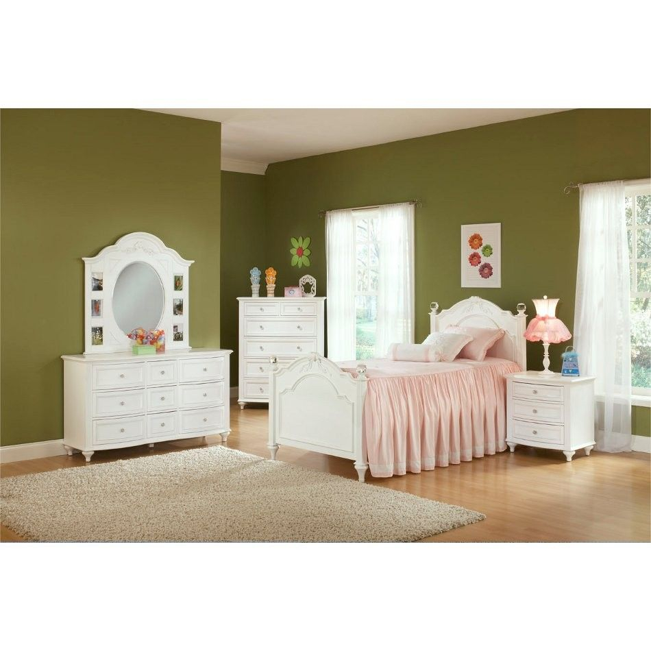 Princess Bedroom Bed Dresser Mirror Full 22862 for proportions 950 X 950
