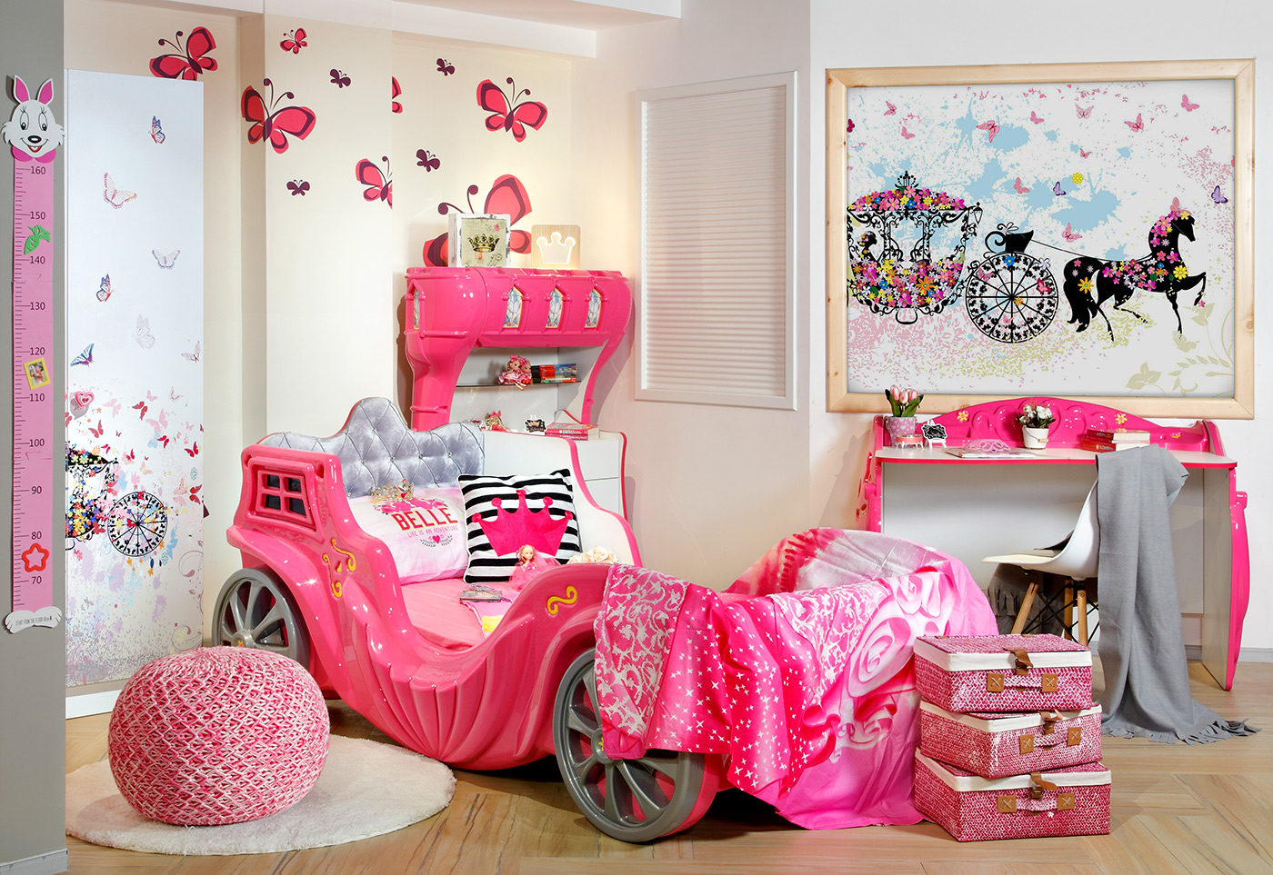 Princess Bedroom Furniture Best Car Beds For Kids Habios regarding size 1400 X 963