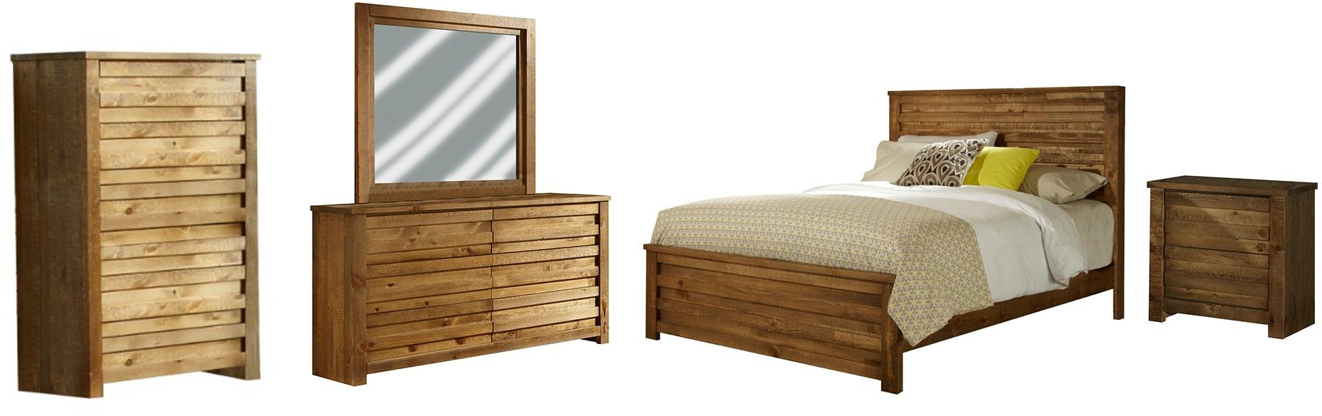 Progressive Furniture Melrose 5 Piece King Size Bedroom Set pertaining to size 1856 X 584