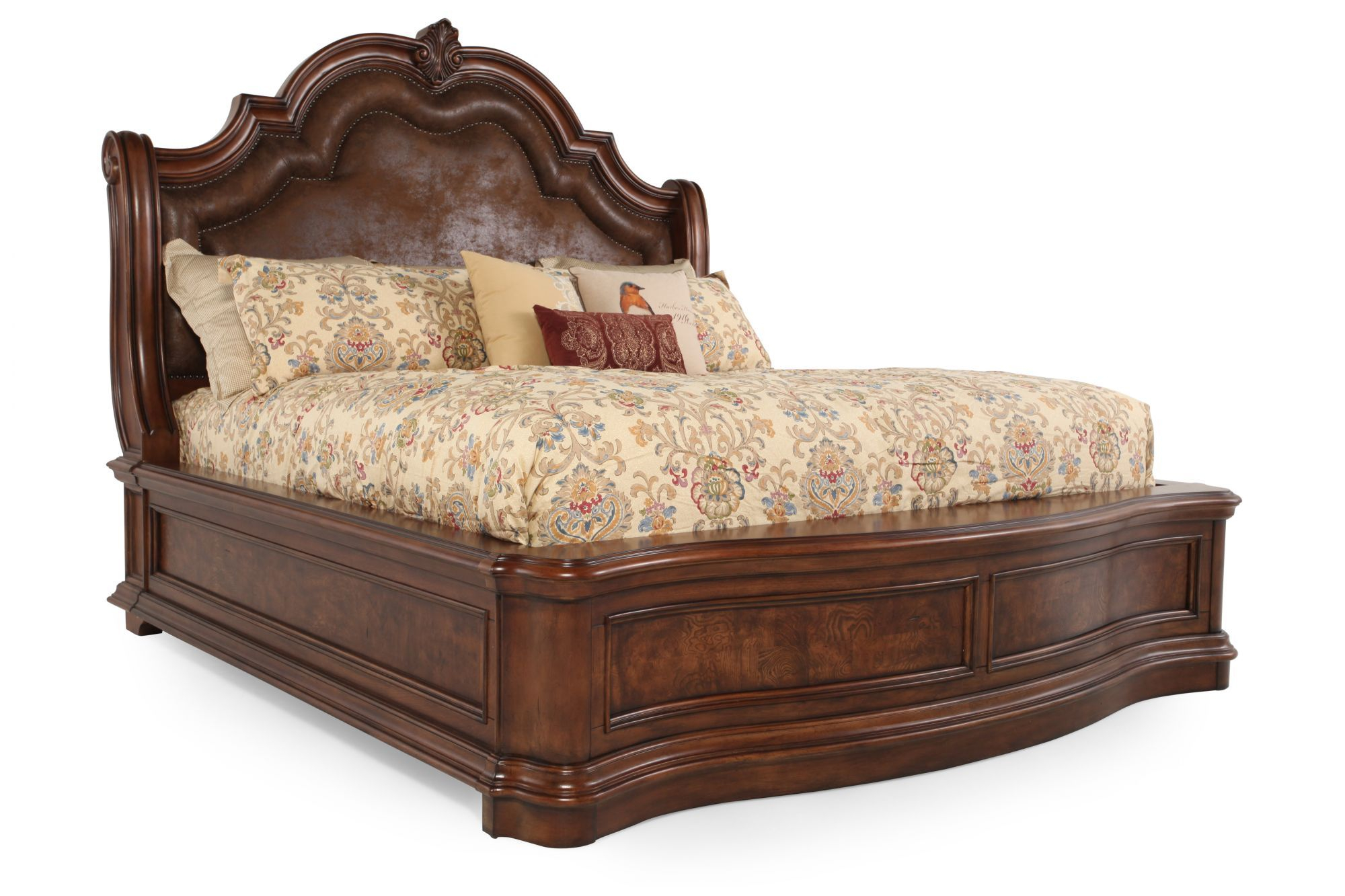 Pulaski San Mateo Queen Sleigh Bed Bedroom Decor In 2019 Sleigh intended for measurements 2000 X 1333