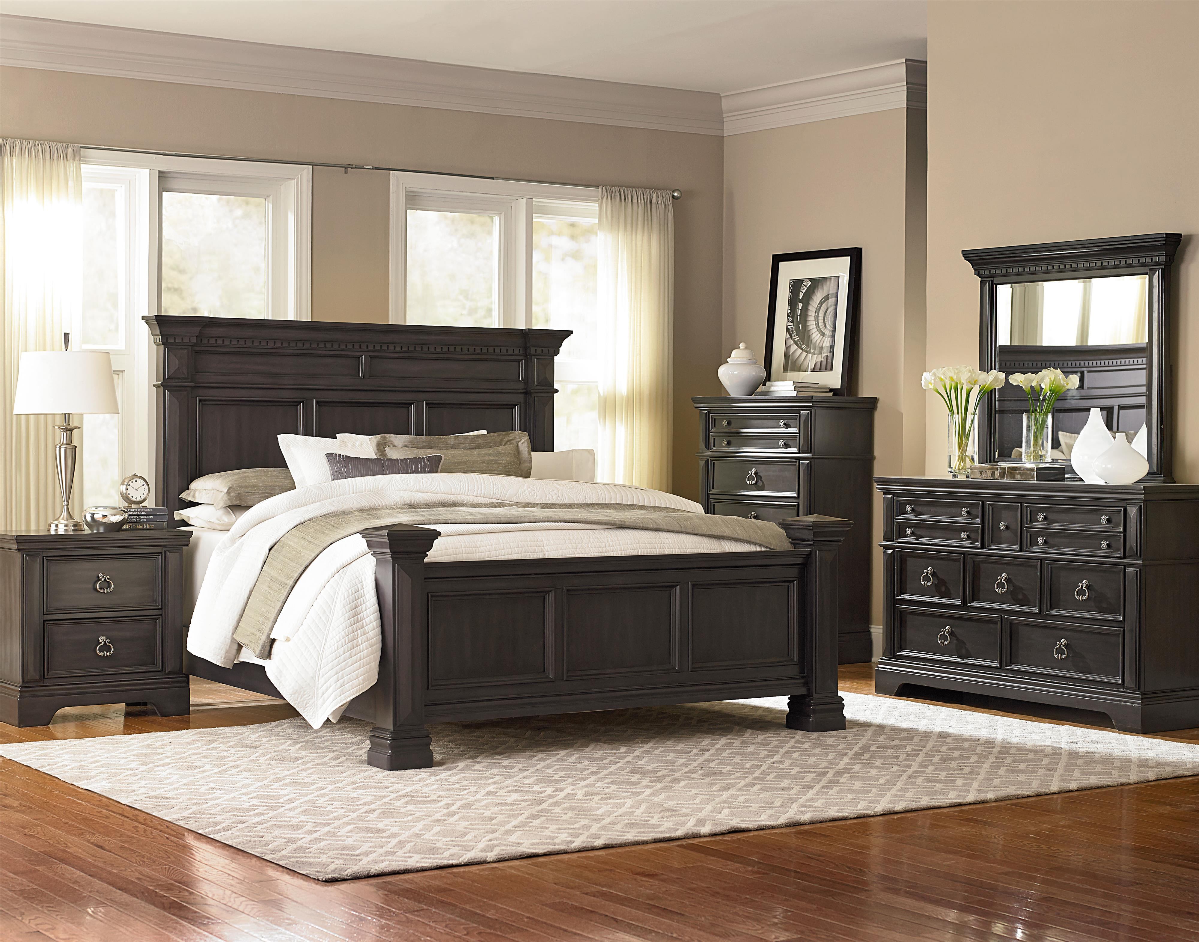 Queen Bedroom Group Standard Furniture Wolf Furniture with proportions 4000 X 3143