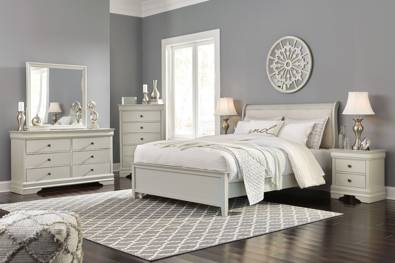 Queen Bedroom Sets With Mattress Included Jorstad 5 Piece Sleigh for measurements 1280 X 853