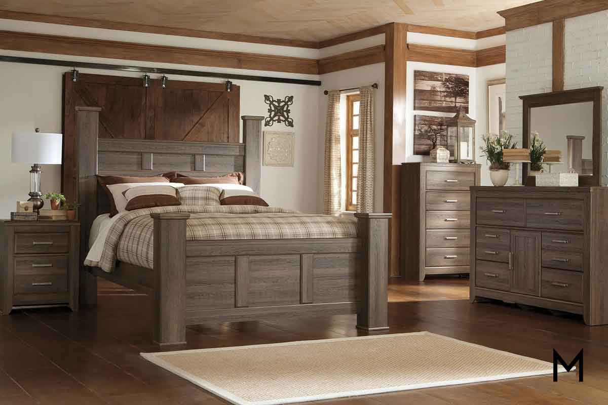 Quinden Queen Poster Bed in sizing 1200 X 800