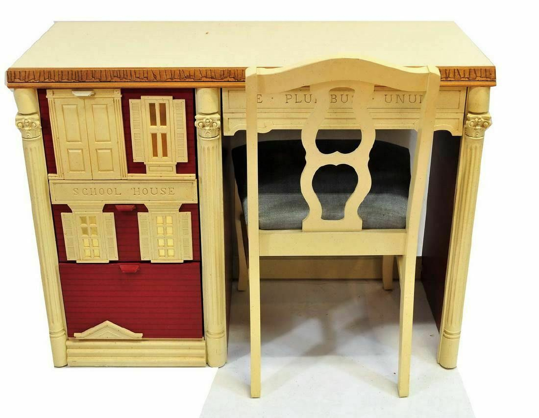 Rare 1970s 6 Piece Singer Dollhouse Kids Girl Twin Bedroom Furniture Set in sizing 1100 X 854