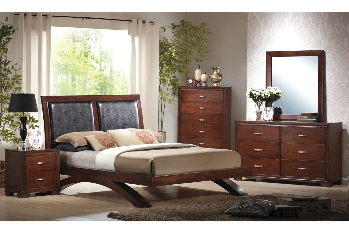 Raven 4 Piece Queen Bedroom Set with dimensions 1200 X 800